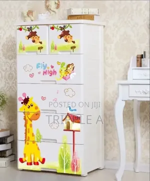 Cartoon Kid's Wardrobe Plastic