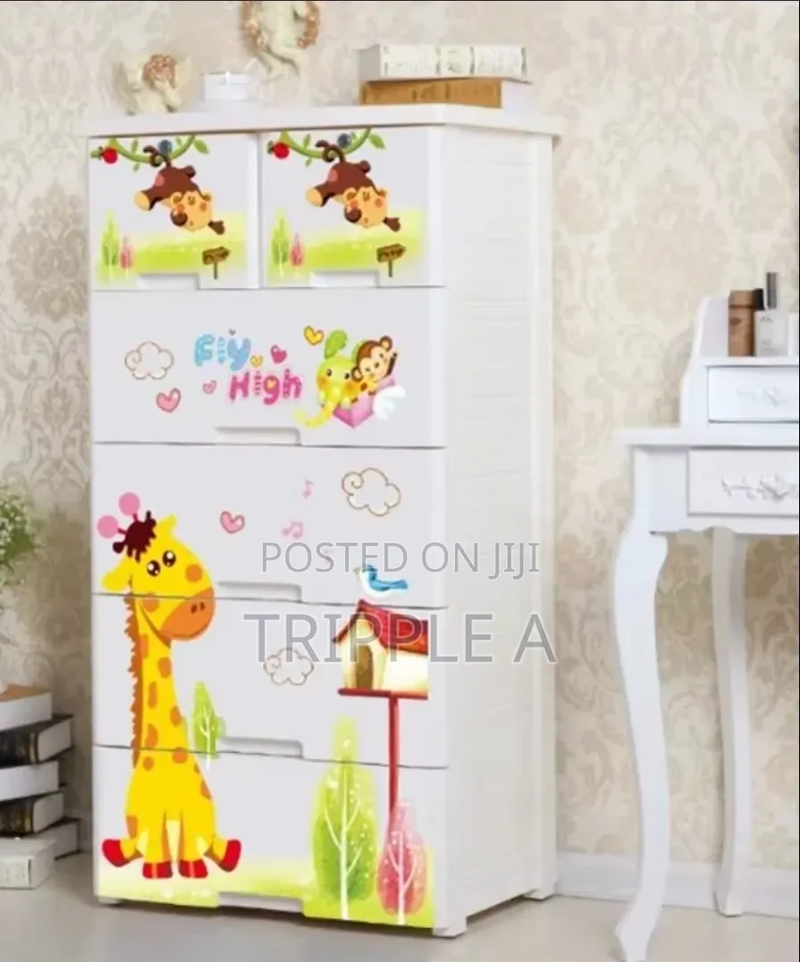 Cartoon Kid's Wardrobe Plastic