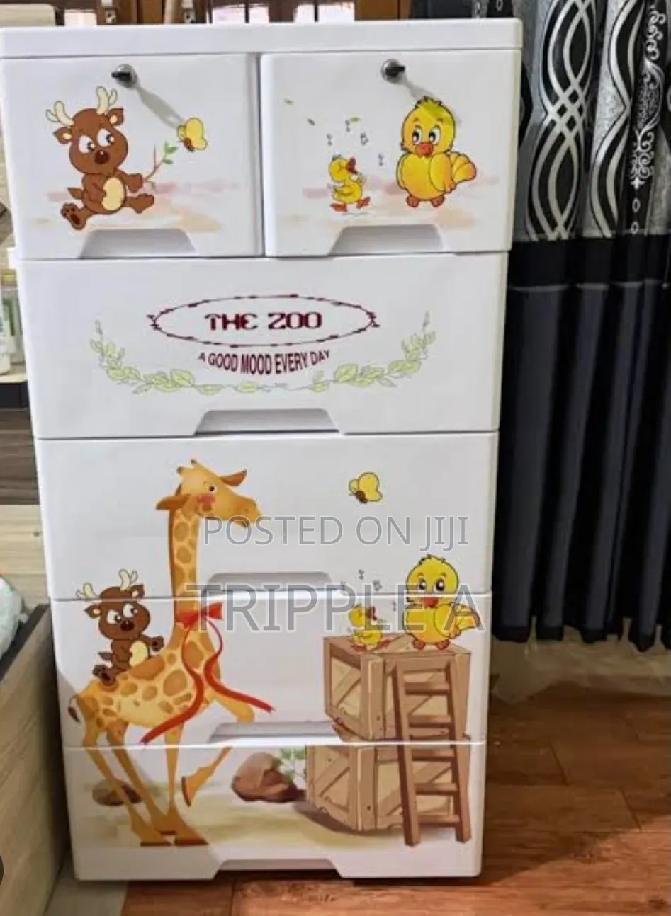 Cartoon Kid's Wardrobe Plastic