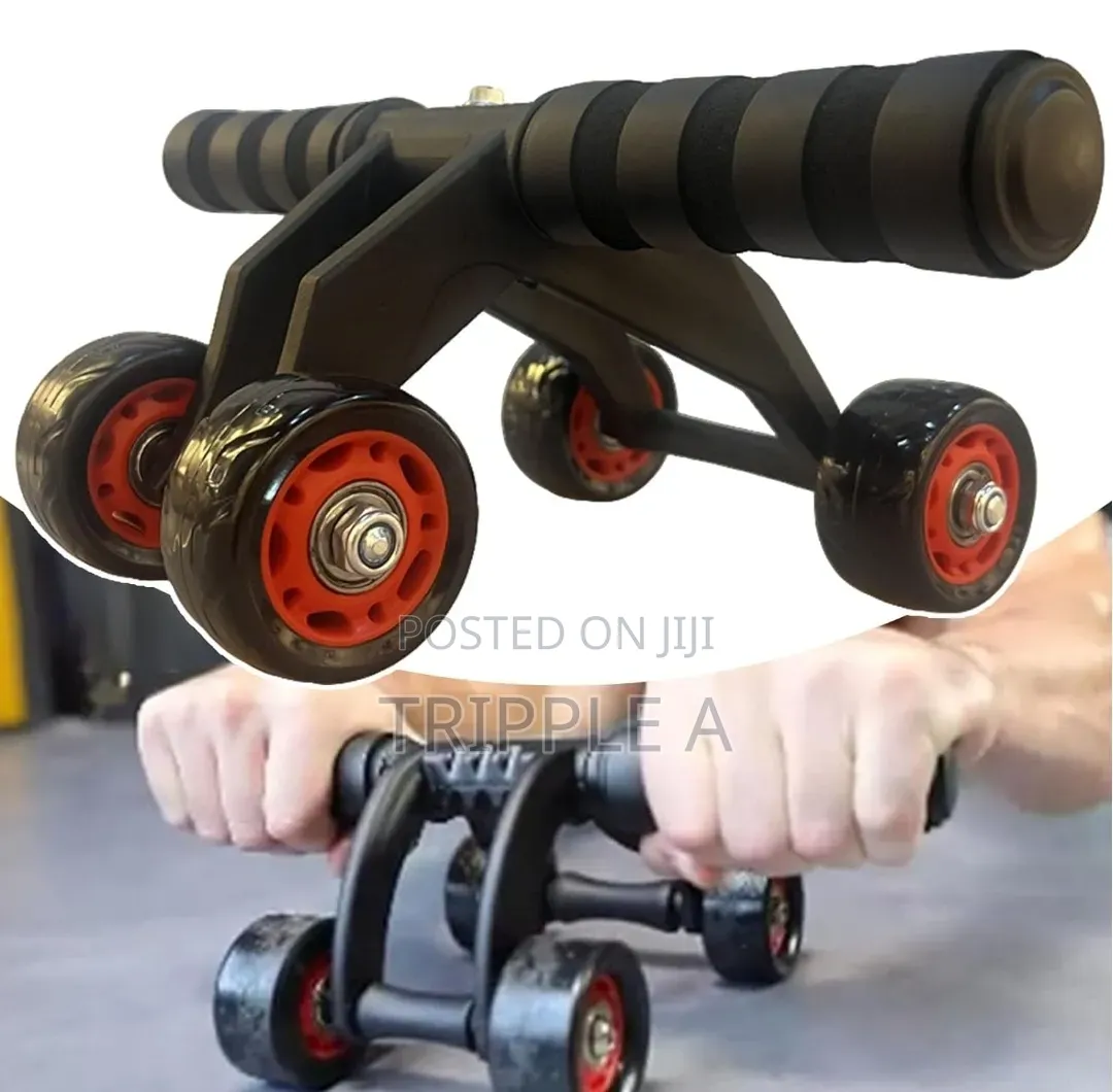 4 Wheel Ab Roller Wheel Toner Exercise Equipment