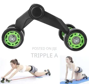 4 Wheel Ab Roller Wheel Toner Exercise Equipment