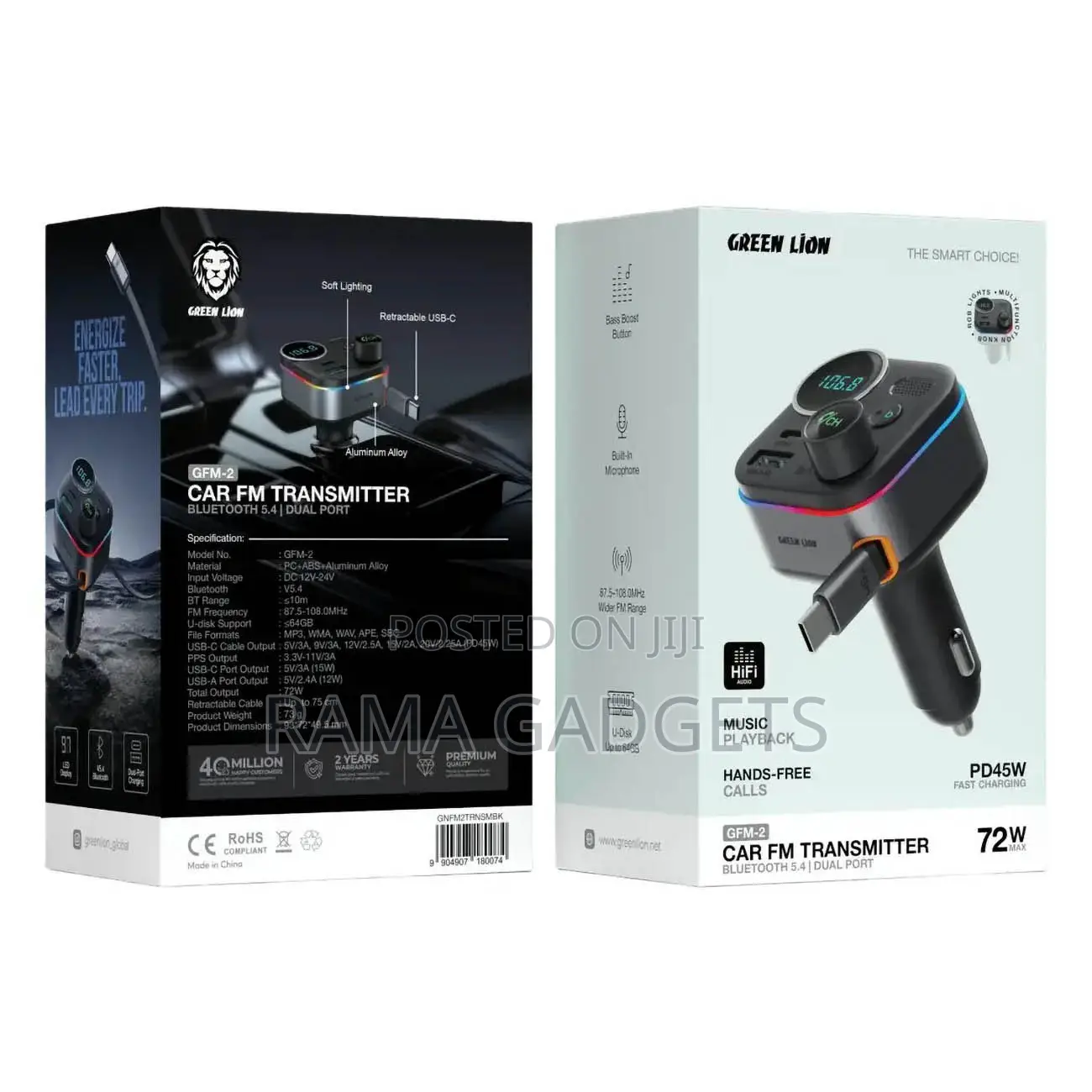 Green Lion GFM-2 Car Fm Transmitter