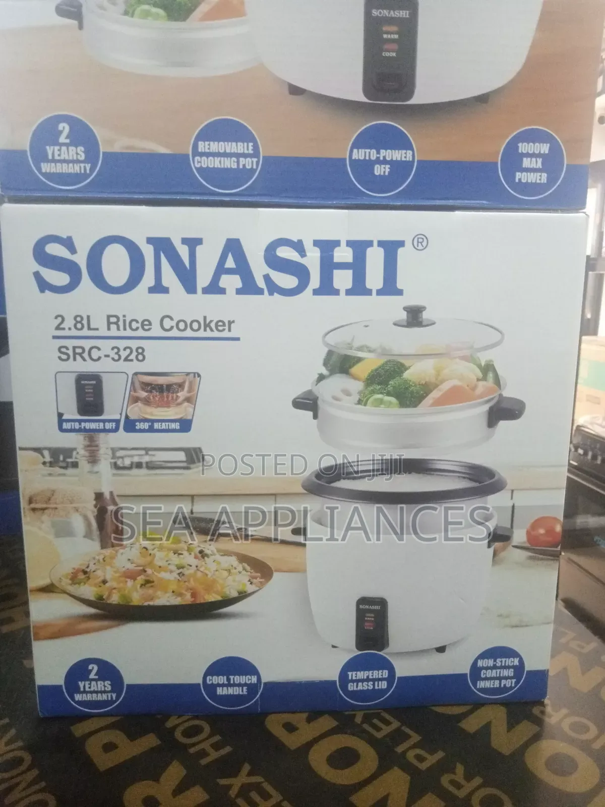 Sonachi Rice Cooker 2.8liters