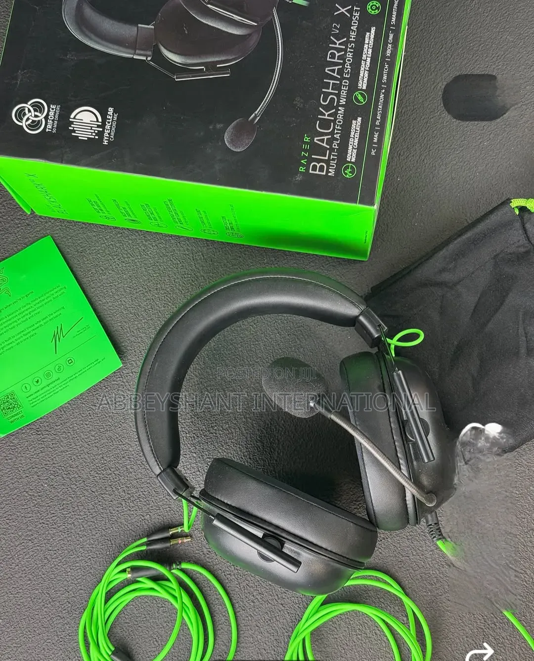 Razer Blackshark V2 X Wired Gaming Headphones