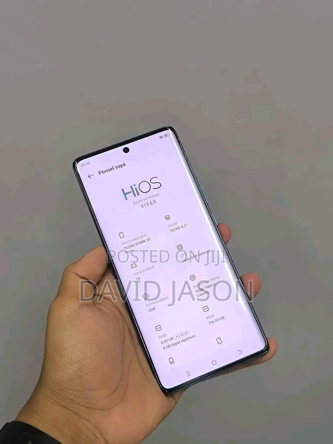 New Tecno Spark 20 Pro Plus 256 GB Black
