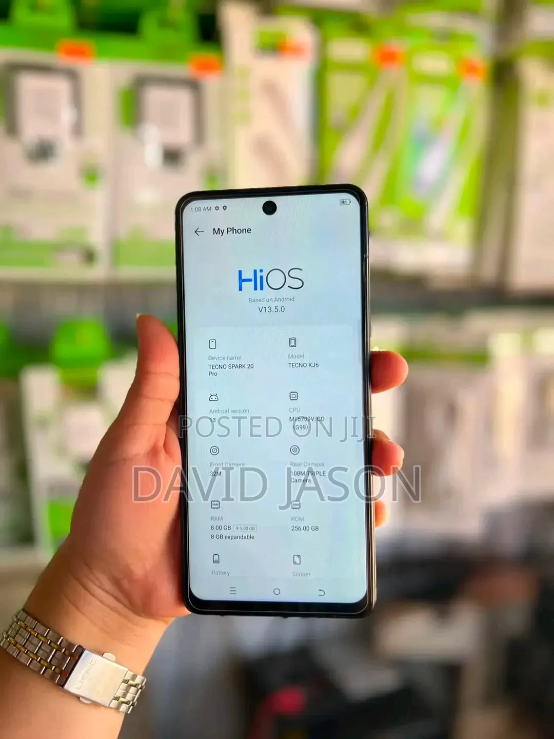New Tecno Spark 20 Pro 256 GB Gray