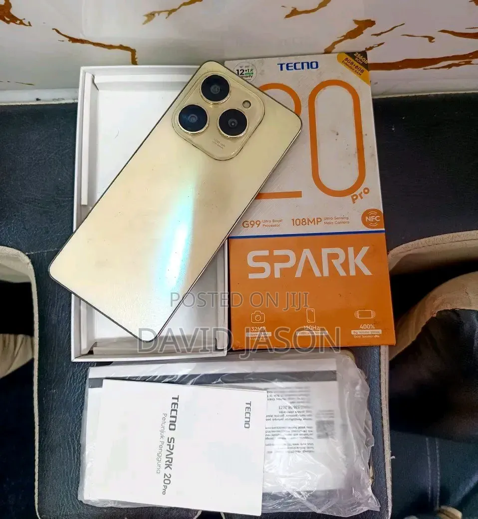 New Tecno Spark 20 Pro 256 GB Gray