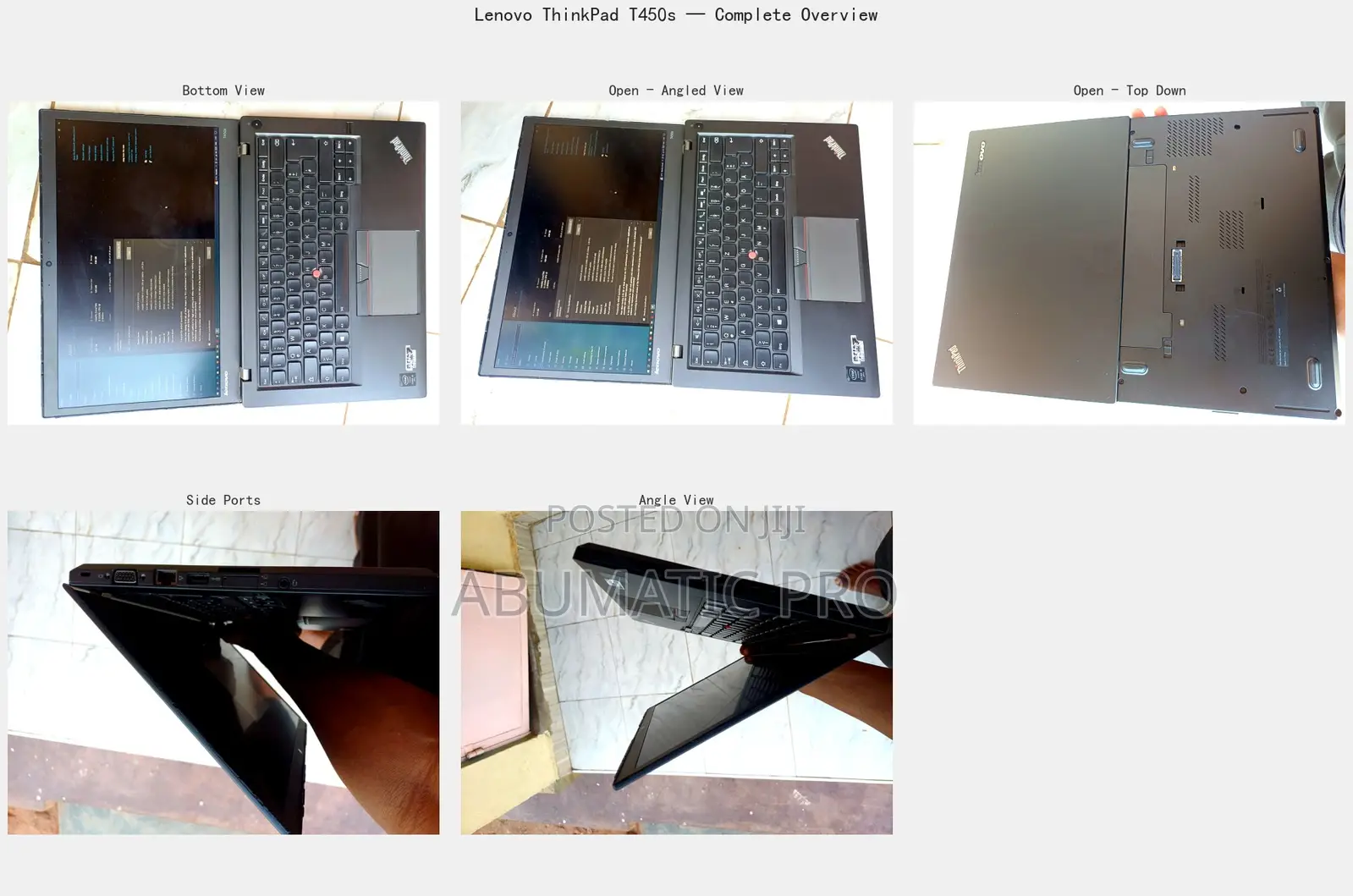 Laptop Lenovo ThinkPad T450 12GB Intel Core i5 SSD 256GB