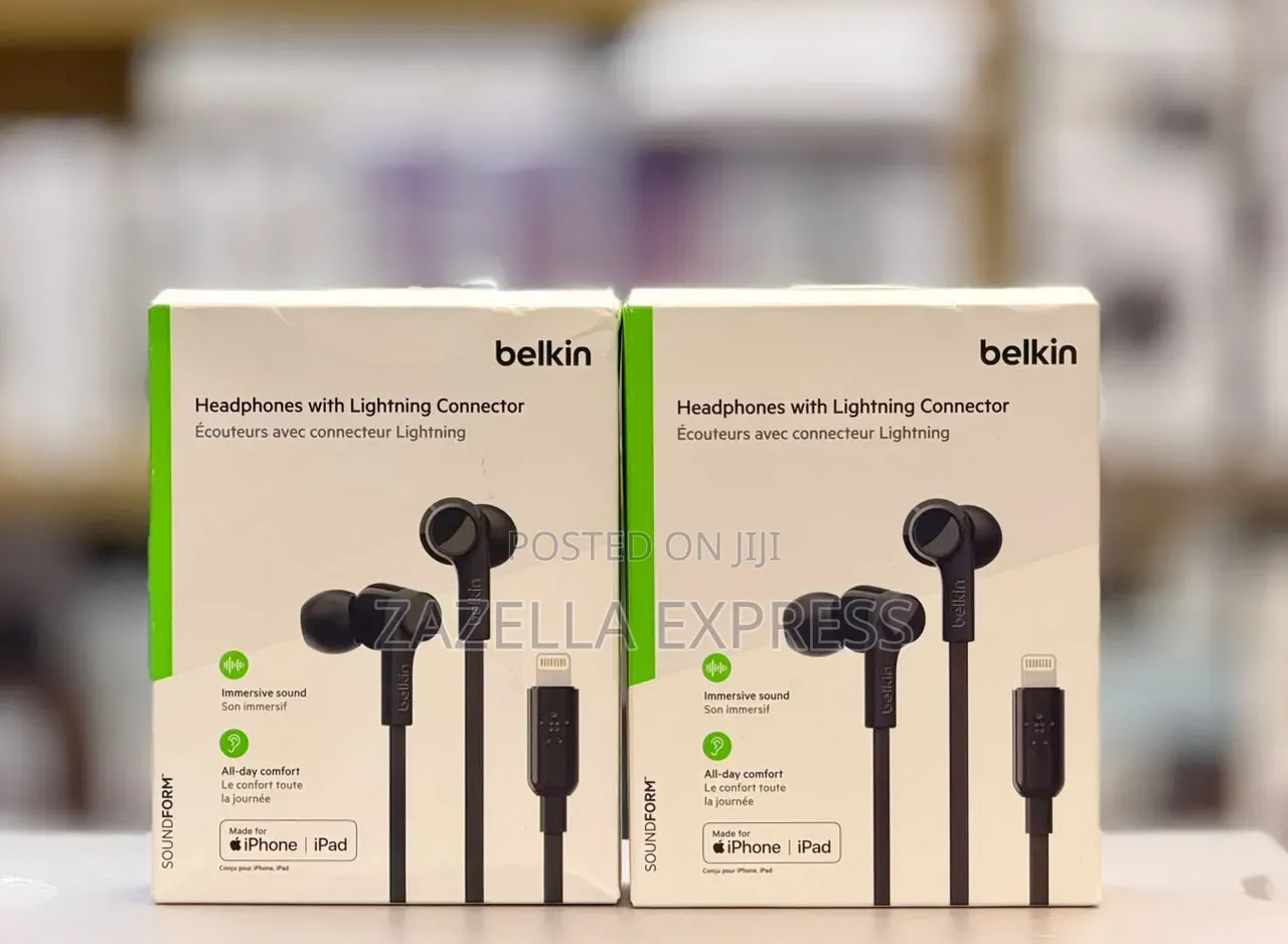 Belkin Soundform Lightning Headphones With Lightning Connector,