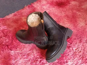 Black Chunky Platform Chelsea Boots