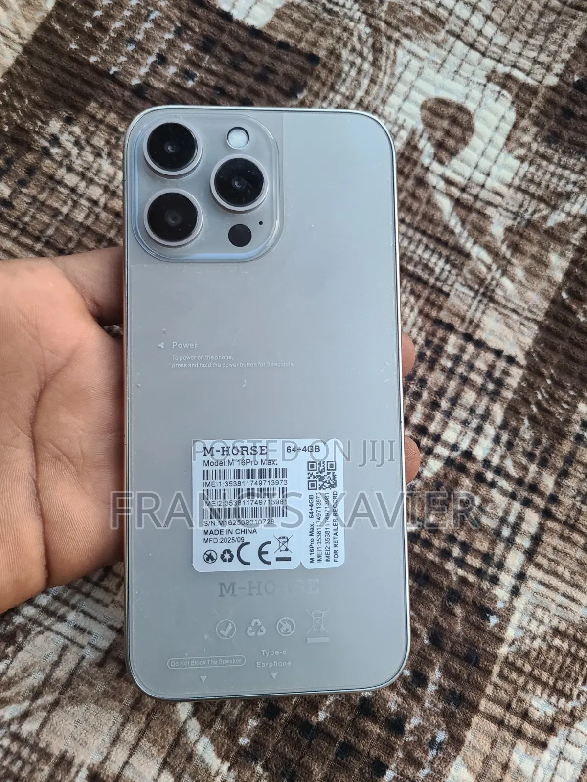 M-Horse Butterfly 3 64 GB Gray