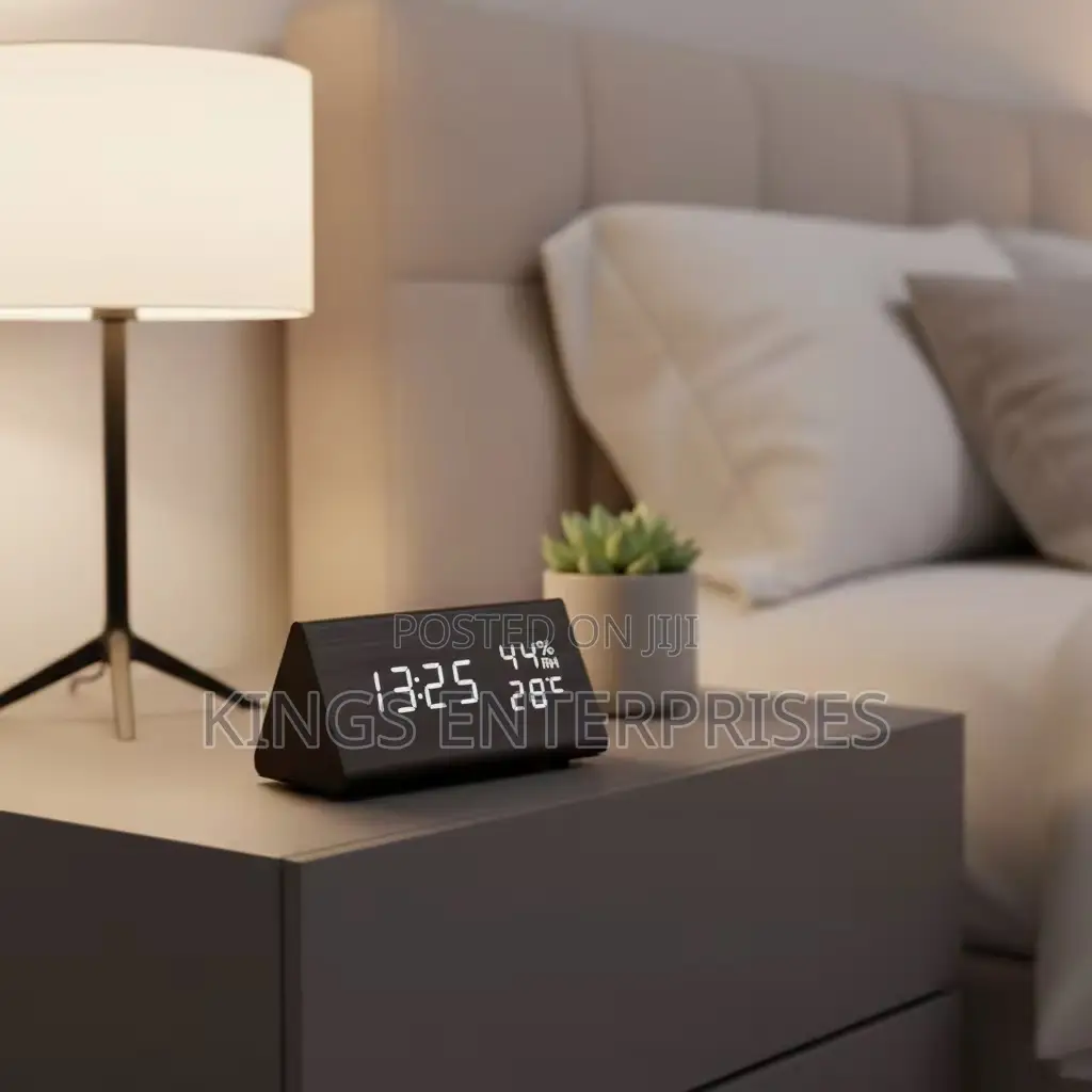 Wooden Desktop Alarm Clock