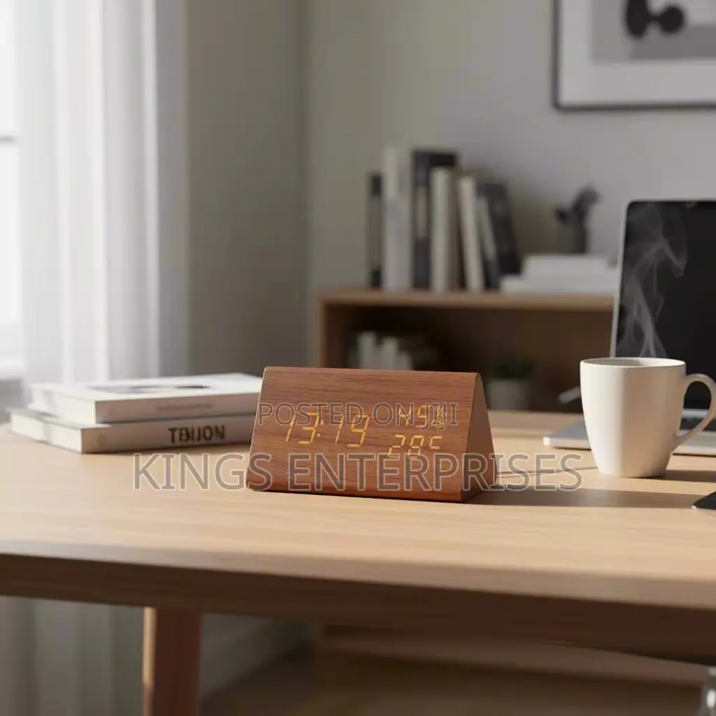 Rechargeable Table Clock