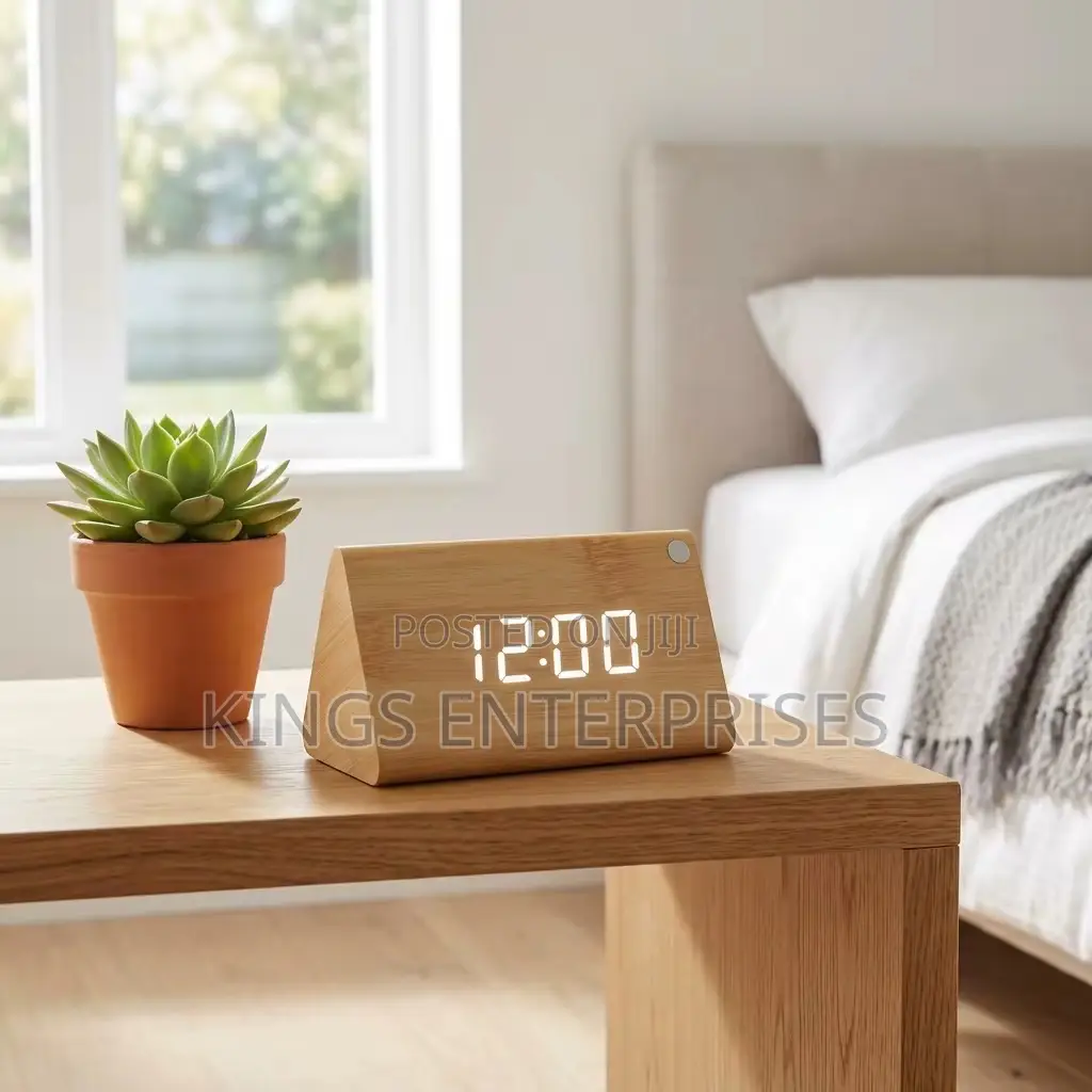 Rechargeable Table Clock