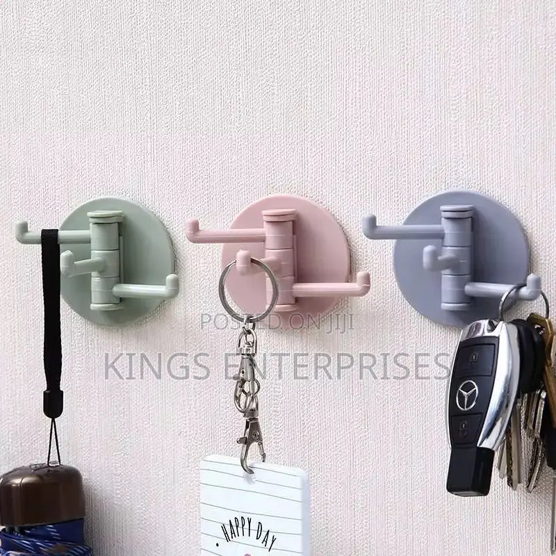 Set of 3 in 1 Adhesive Wall Hooks/Holders