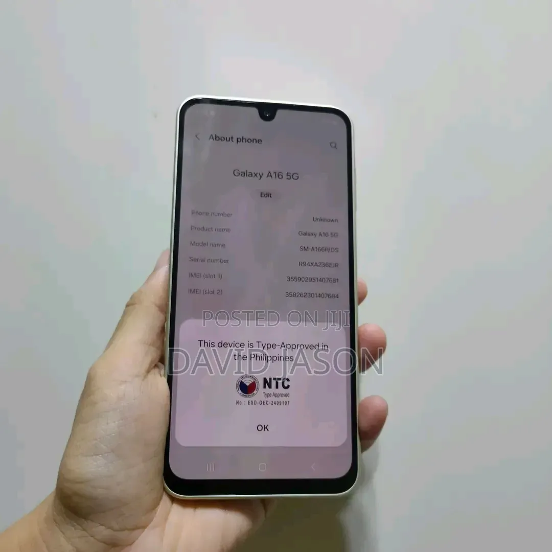 New Samsung Galaxy A16 5G 256 GB Gray