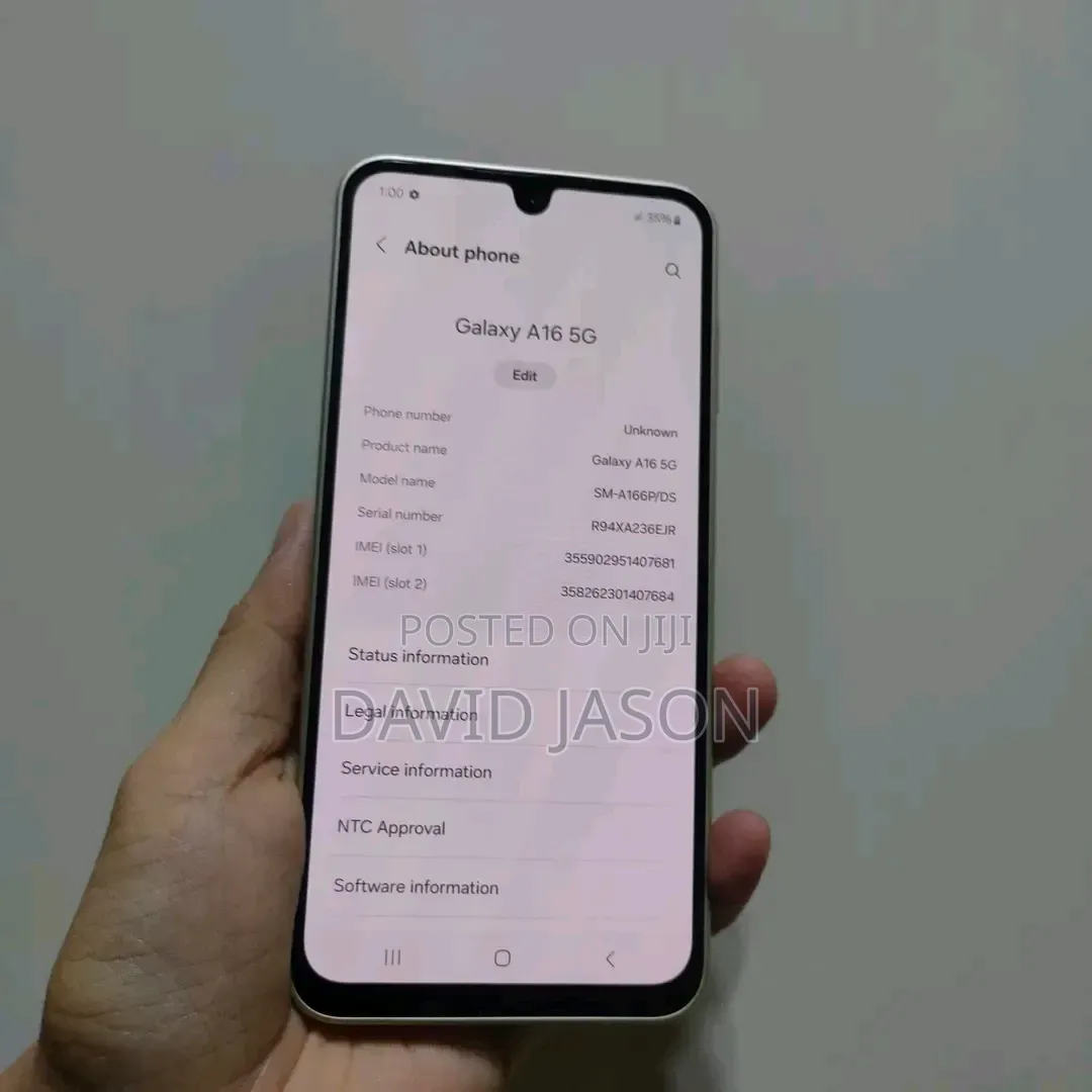 New Samsung Galaxy A16 5G 256 GB Gray