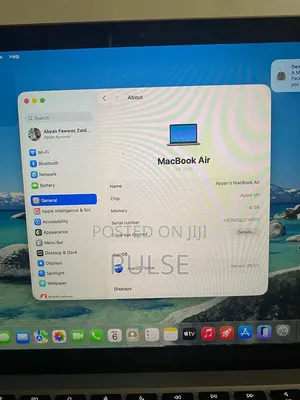 Laptop Apple MacBook Air 2020 M1 8GB Apple M1 SSD 256GB