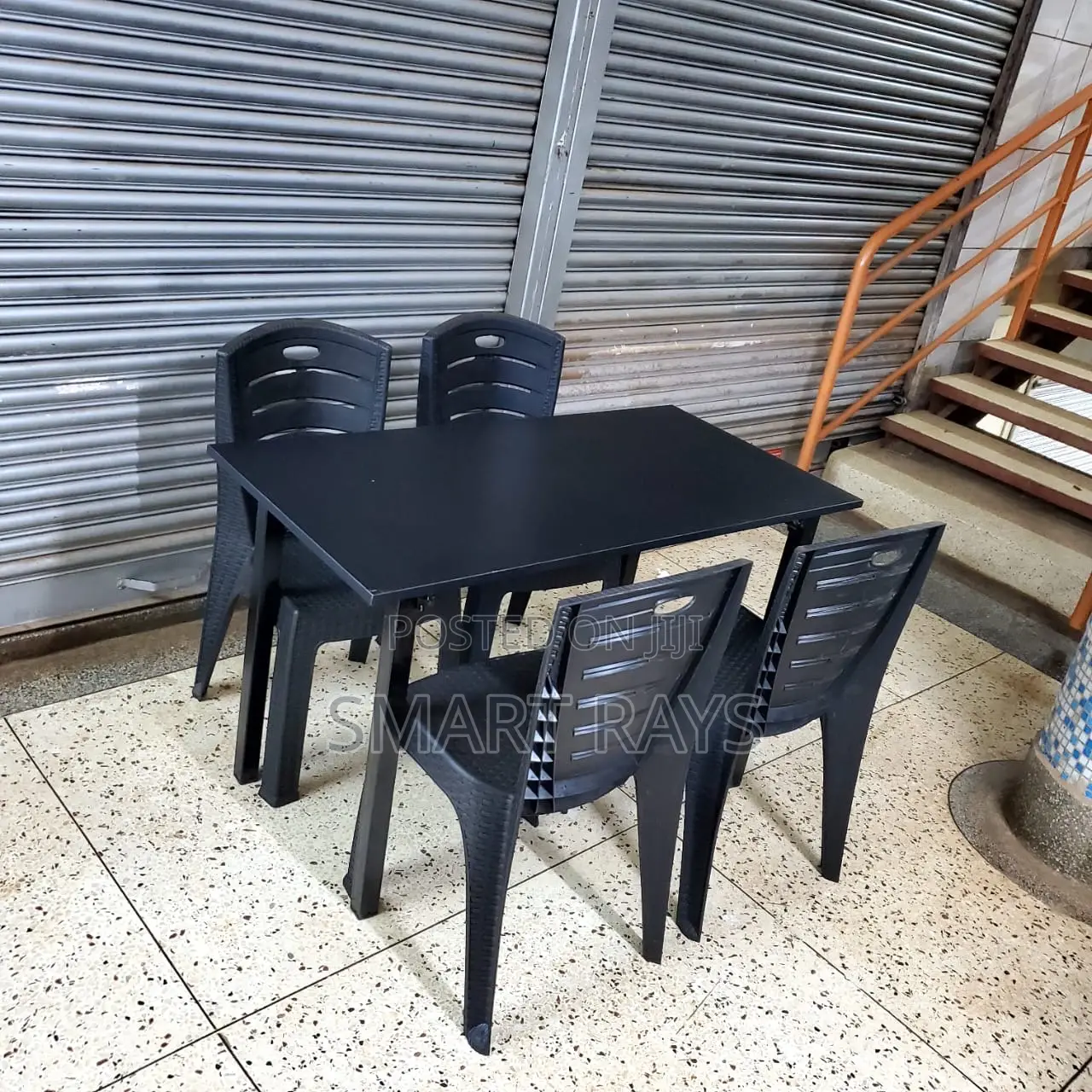 Restaurant/Dining/Hotel/Cafe Table With Four Chairs