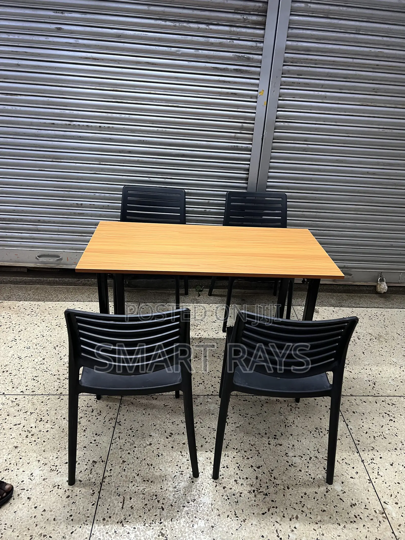 Restaurant/Dining/Hotel/Cafe Table With Four Chairs