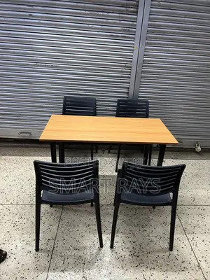 Restaurant/Dining/Hotel/Cafe Table With Four Chairs
