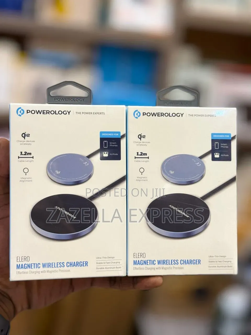 Powerology Qi2 Elero Magnetic Wireless Charger 15w / Ultra-Thin Design
