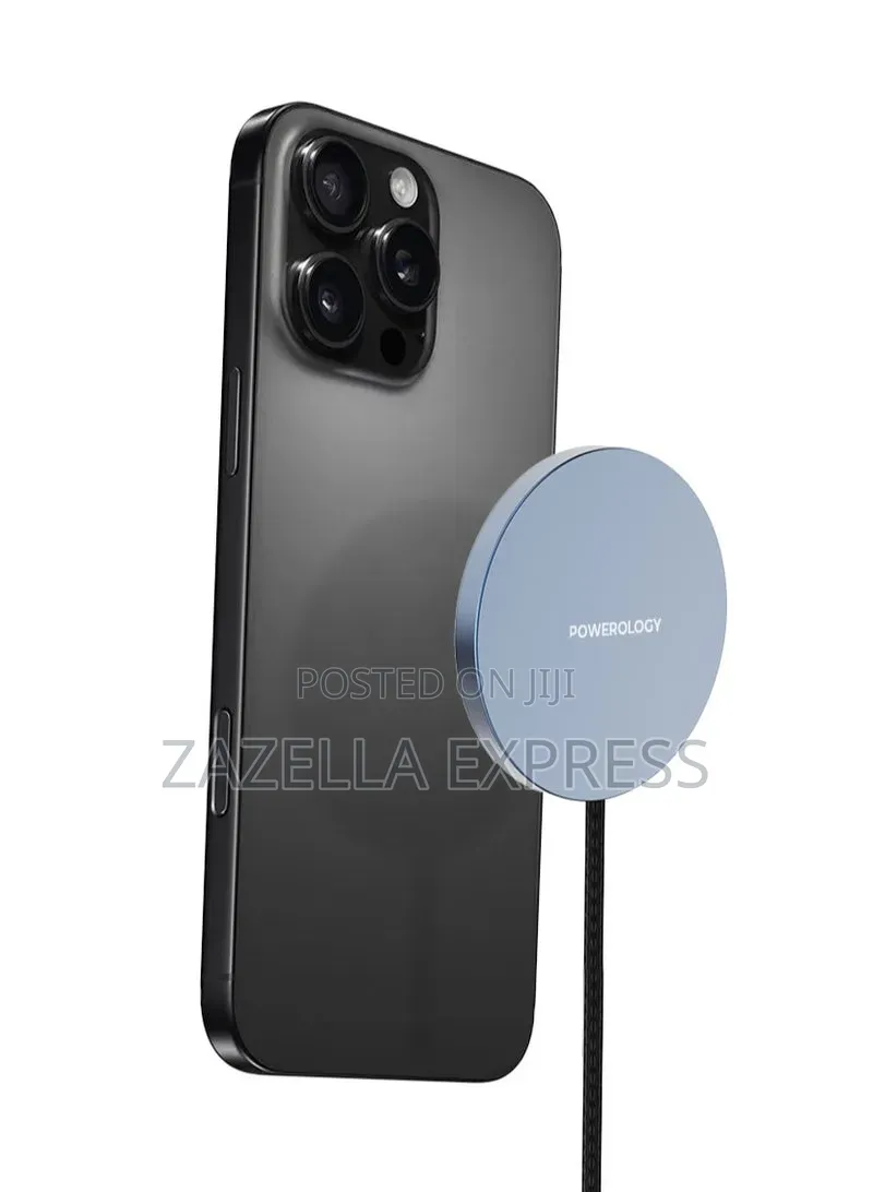Powerology Qi2 Elero Magnetic Wireless Charger 15w / Ultra-Thin Design