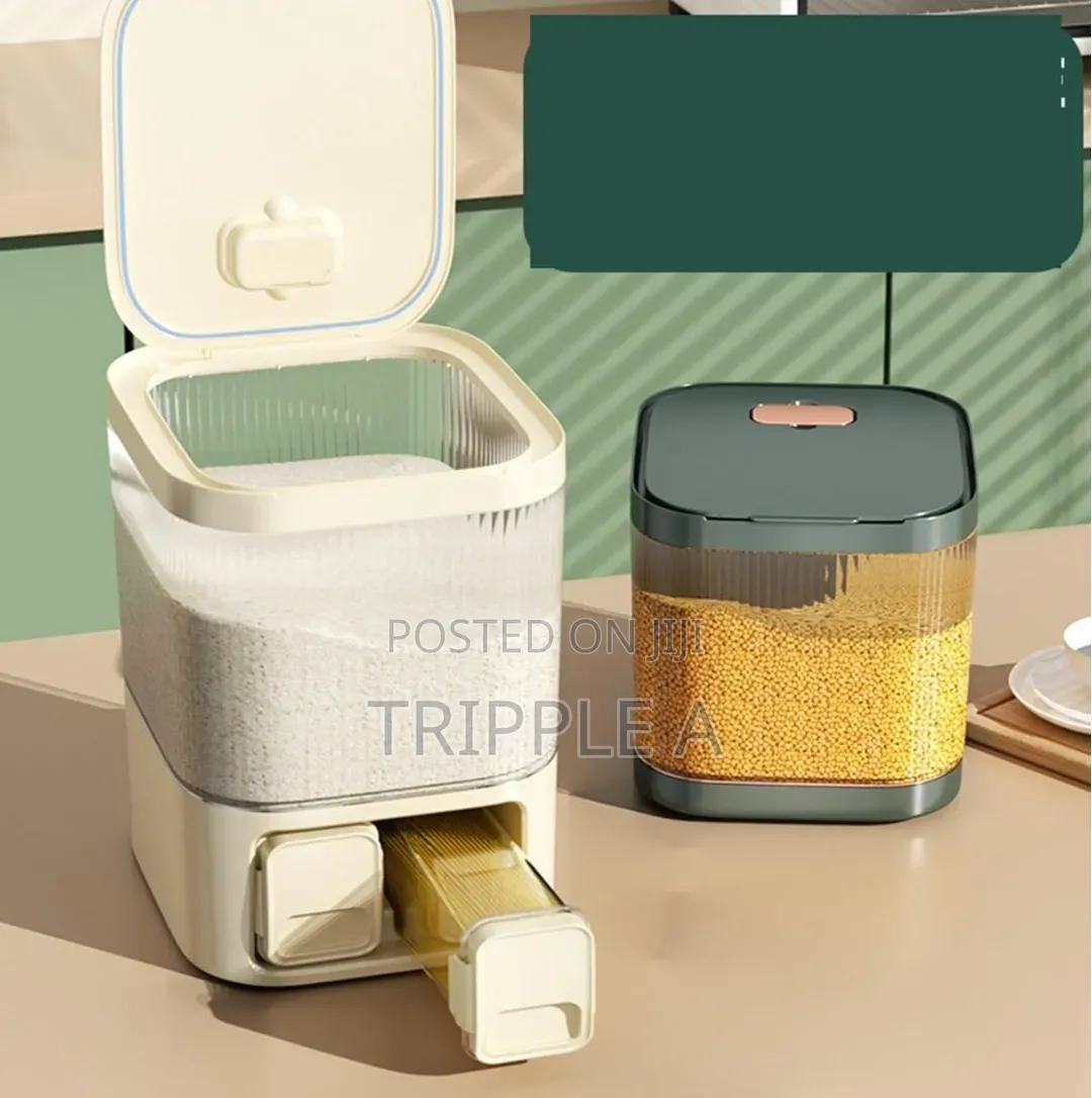Large - Capacity Rice or Dry Food Dispenser