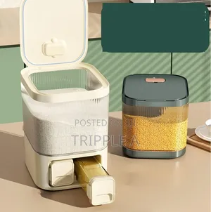 Large - Capacity Rice or Dry Food Dispenser