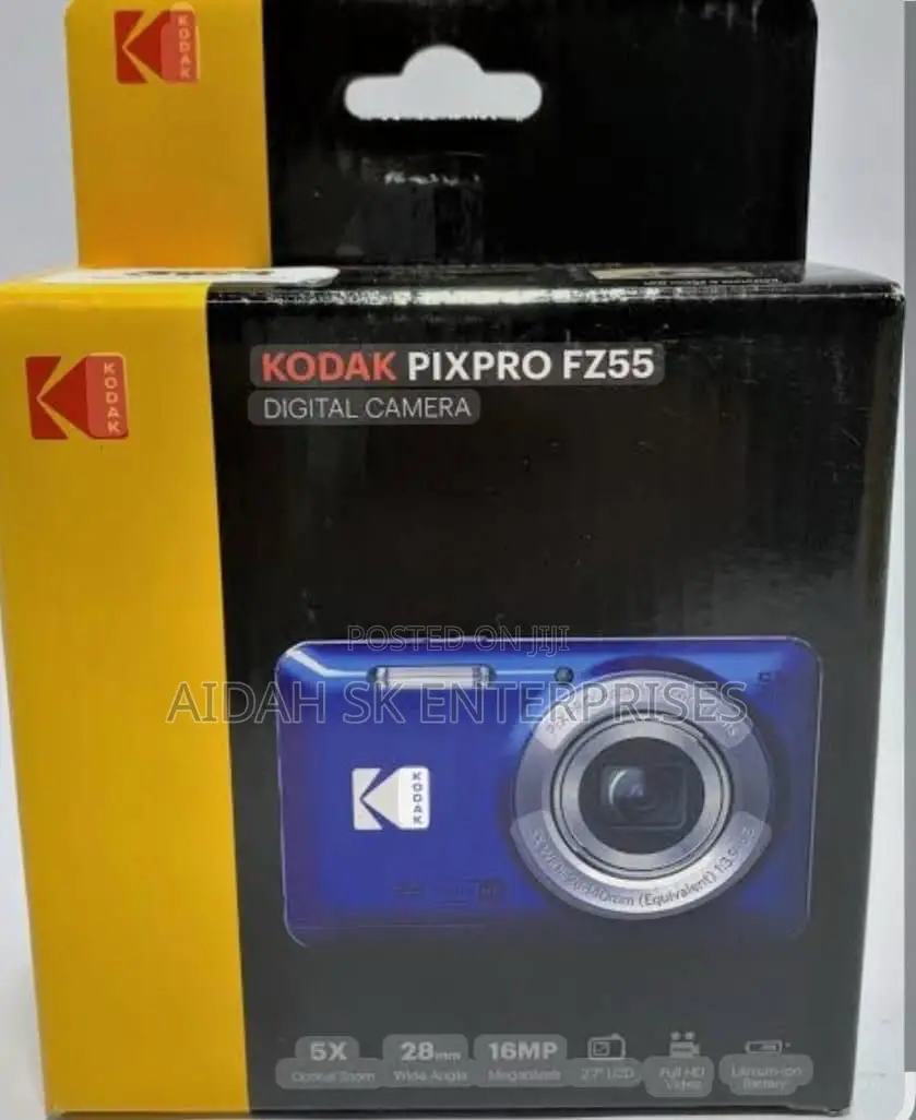 Kodak Pixpro Fz55-Bk 16mp Cmos Sensor Digital Camera