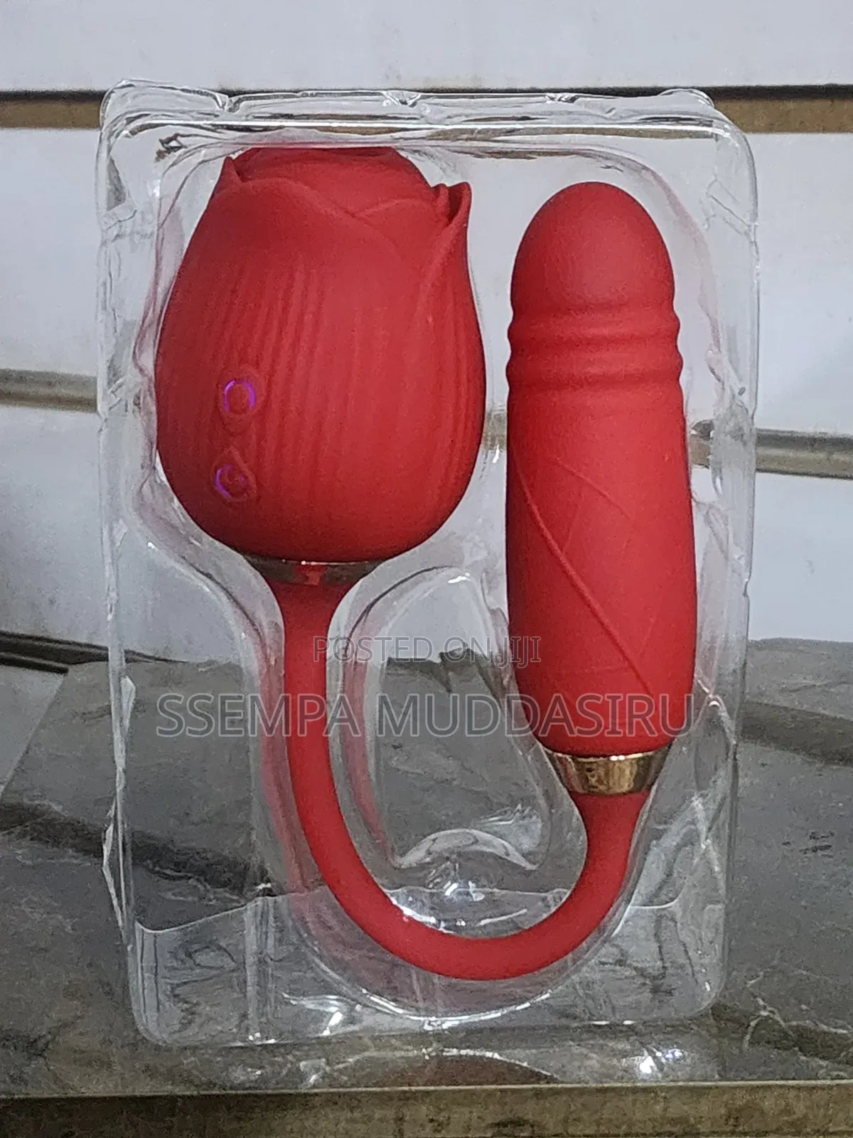 2 In1 Double Rose Women Vibrator Sex Toy