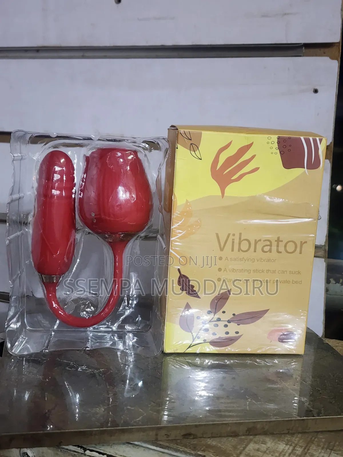 2 In1 Double Rose Women Vibrator Sex Toy