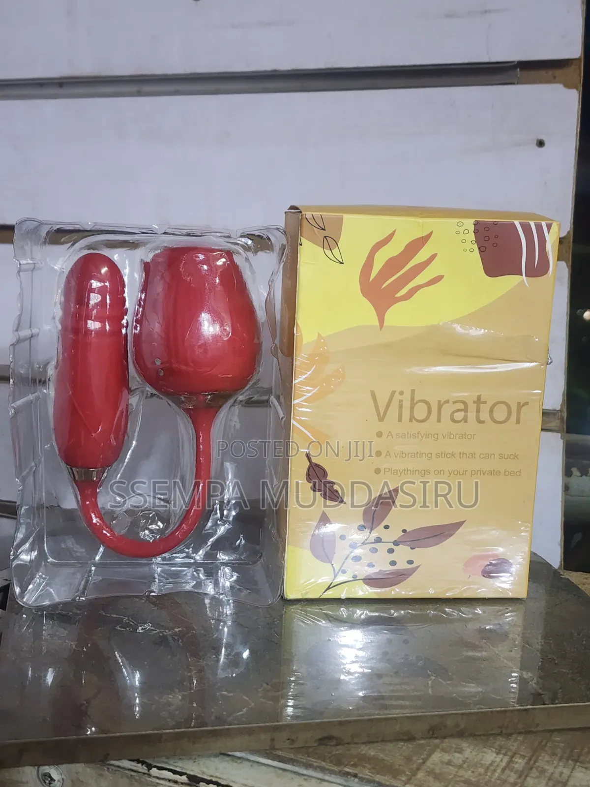 2 In1 Double Rose Women Vibrator Sex Toy