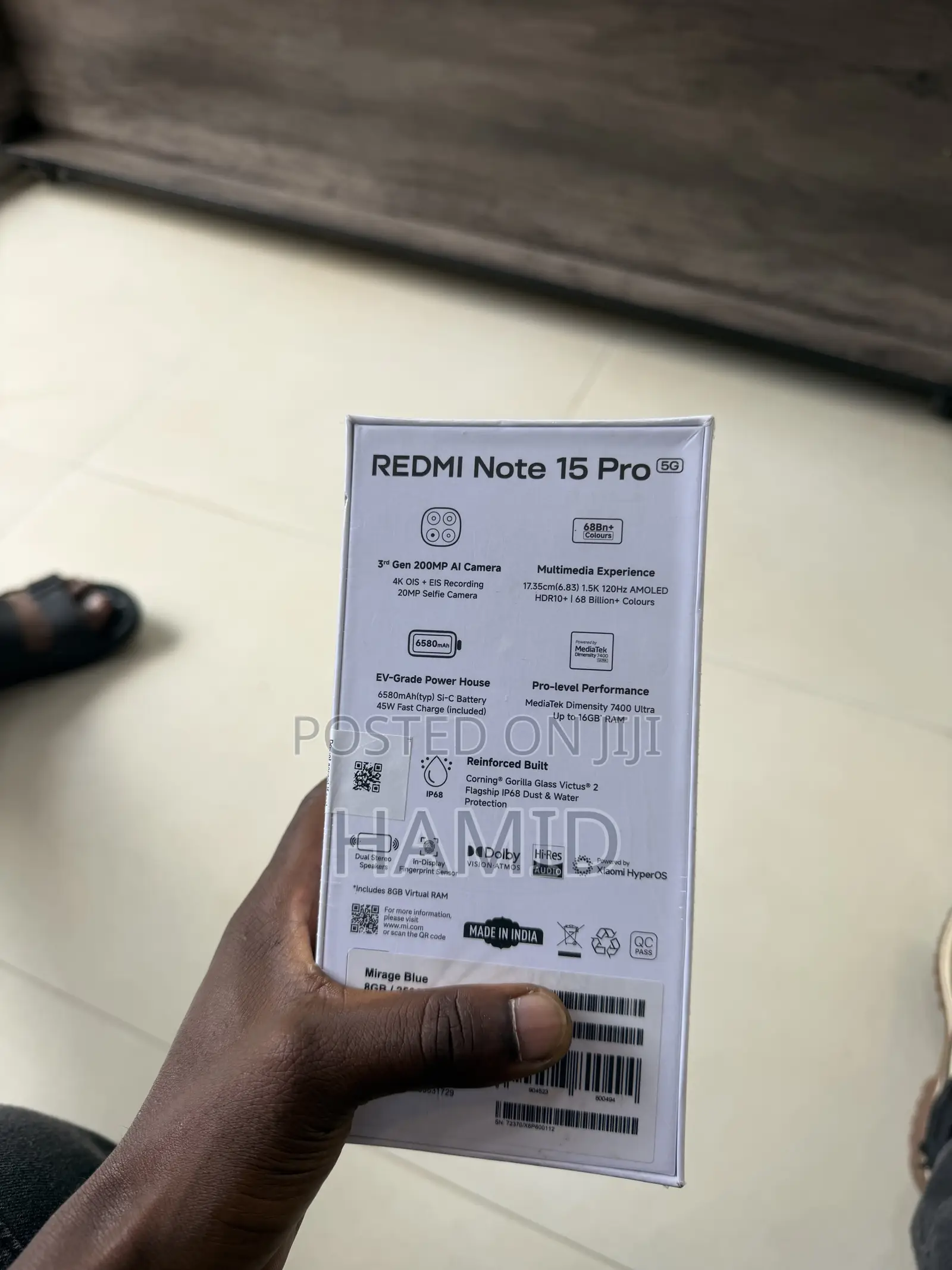 New Xiaomi Redmi Note 15 Pro 256 GB Blue