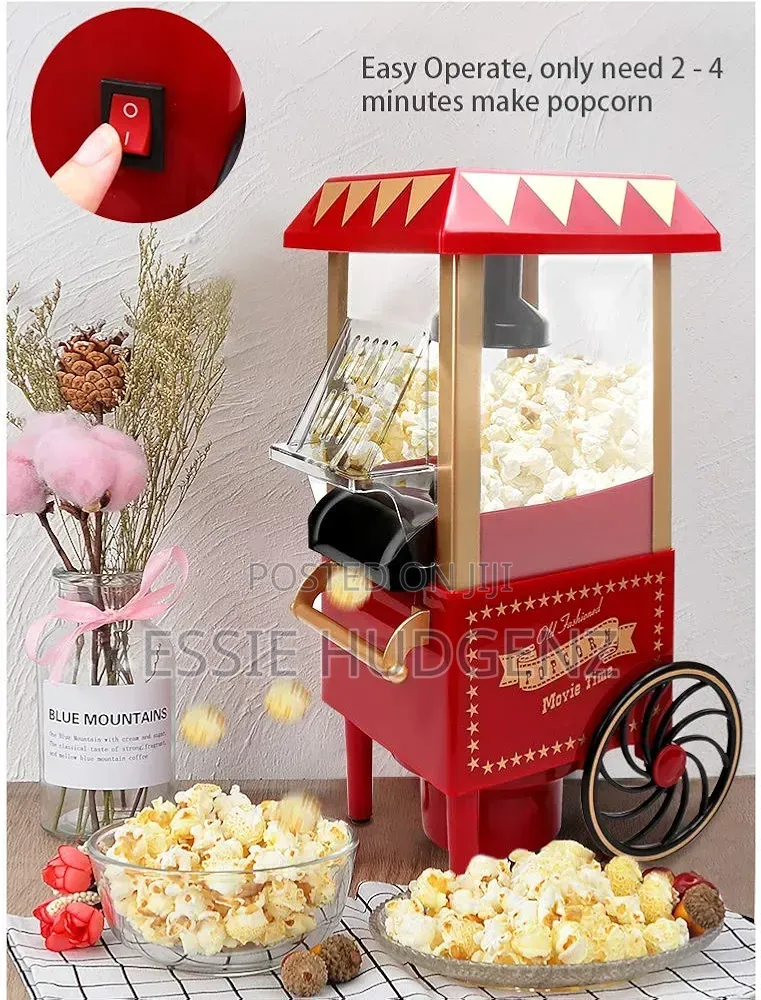 Cinema Retro Style Popcorn Machine