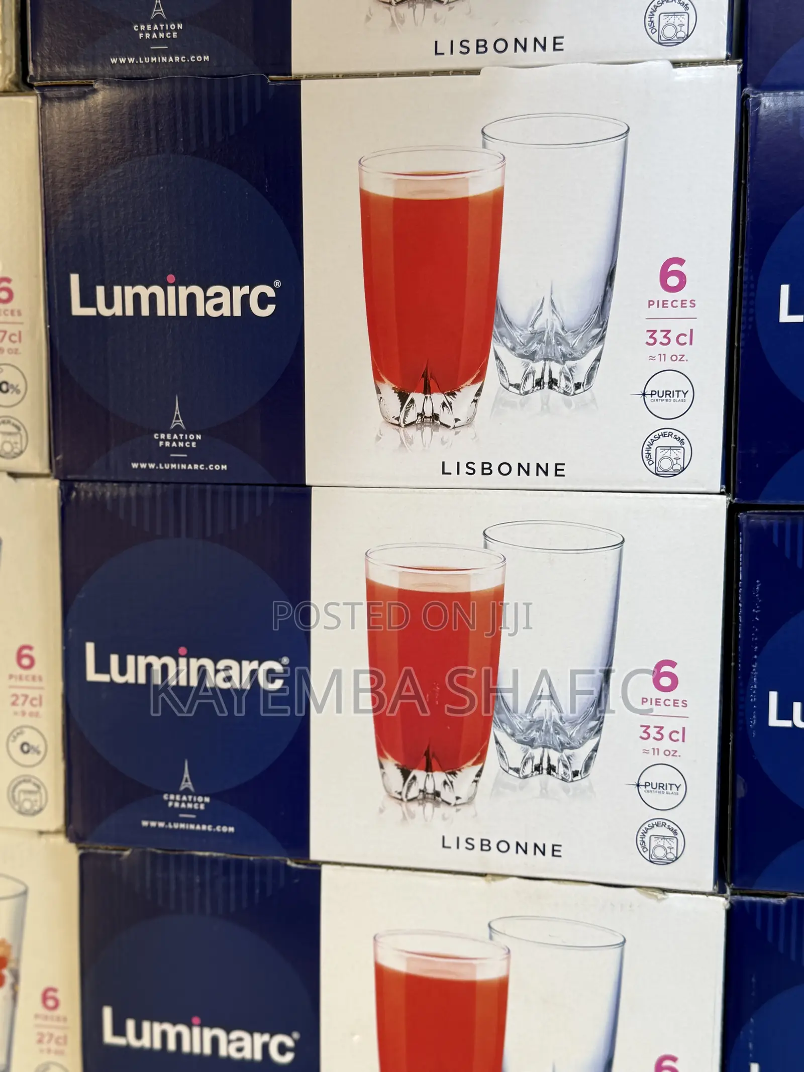 Luminarc Lisbonne Highball Tumbler Glasses - 12 Pieces (1 Dozen)