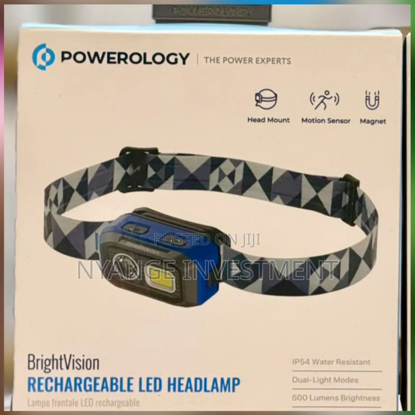 Powerology Brightvision Rechargeable Led Headlamp. Rechargeable Lights