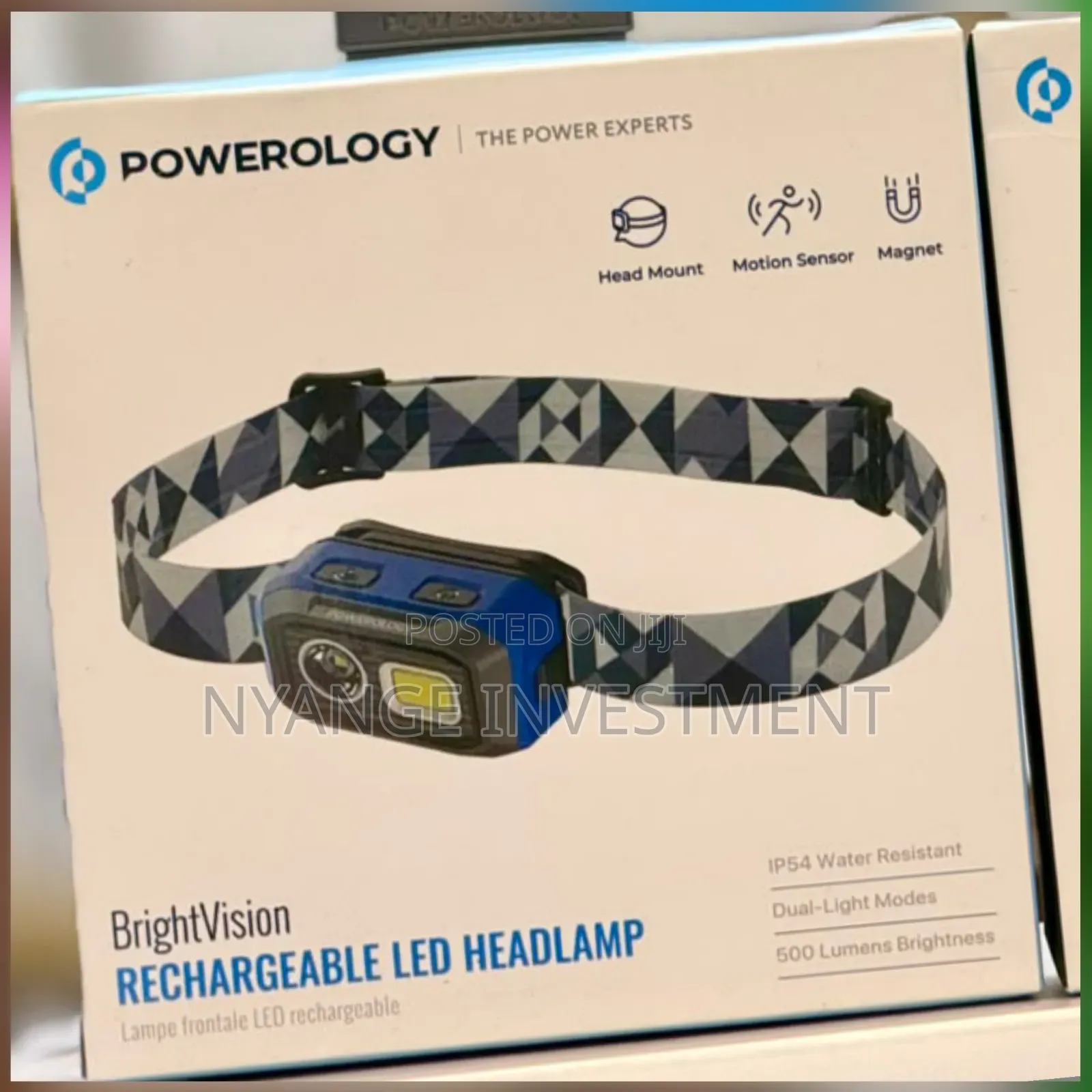 Powerology Brightvision Rechargeable Led Headlamp. Rechargeable Lights