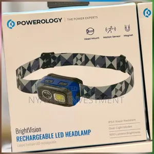 Powerology Brightvision Rechargeable Led Headlamp. Rechargeable Lights