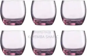 Genuine Luminarc Salto Ice Pink Glass Tumblers (Dozen / 12 Pieces)