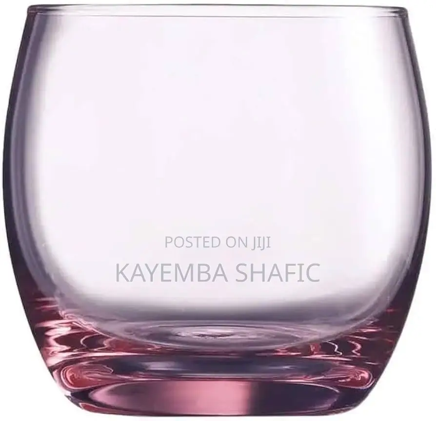 Genuine Luminarc Salto Ice Pink Glass Tumblers (Dozen / 12 Pieces)