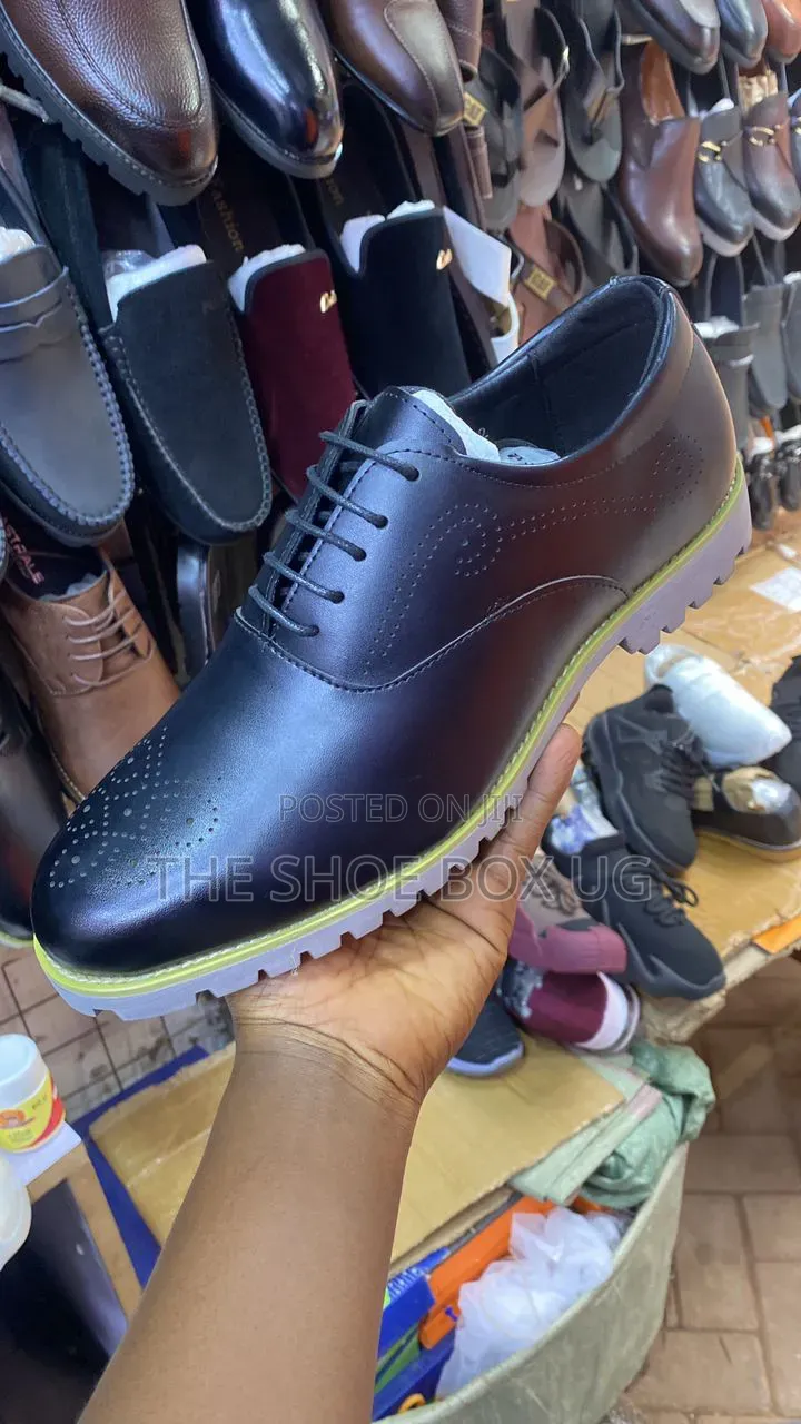 Leather and Shiny Gentle Shoes