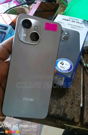 New Tecno Pop 10 Pro 128 GB Gray