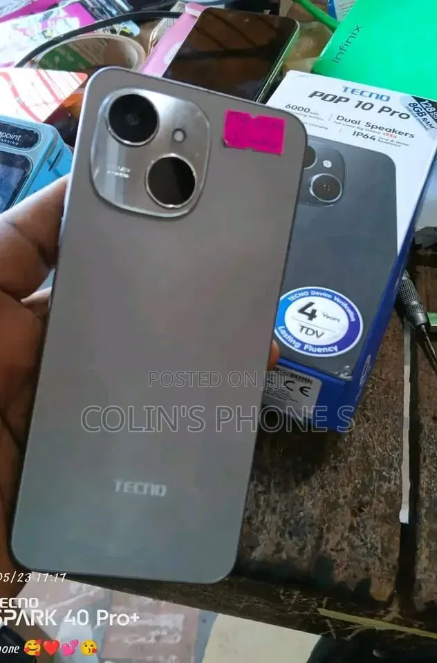 New Tecno Pop 10 Pro 128 GB Gray