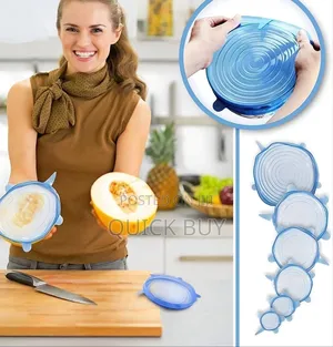 6 Super Stretch Silicon Lids