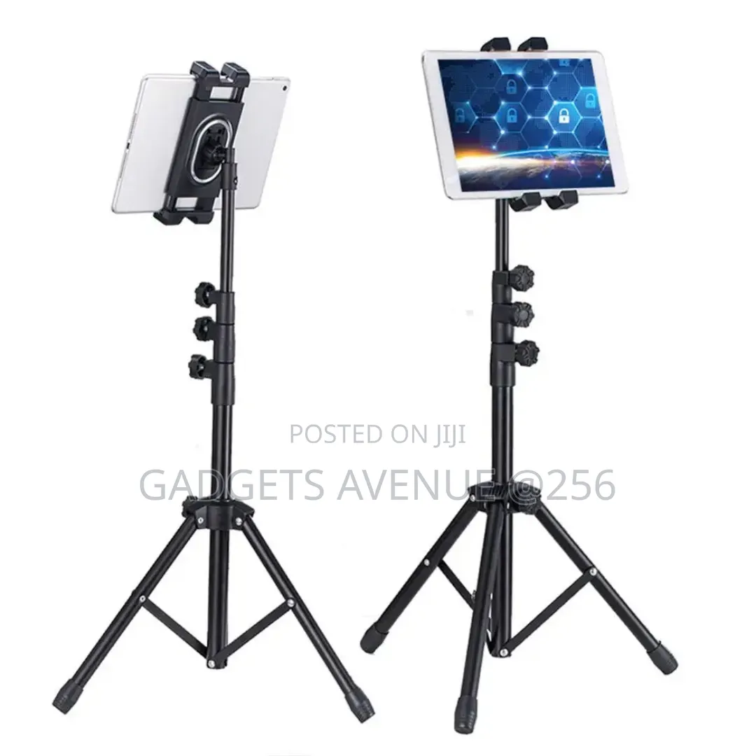 Universal Tripod Stand Designed to Hold Tablets and Mobile Phones