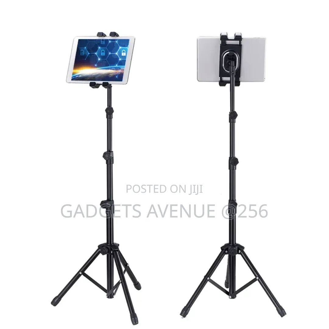 Universal Tripod Stand Designed to Hold Tablets and Mobile Phones