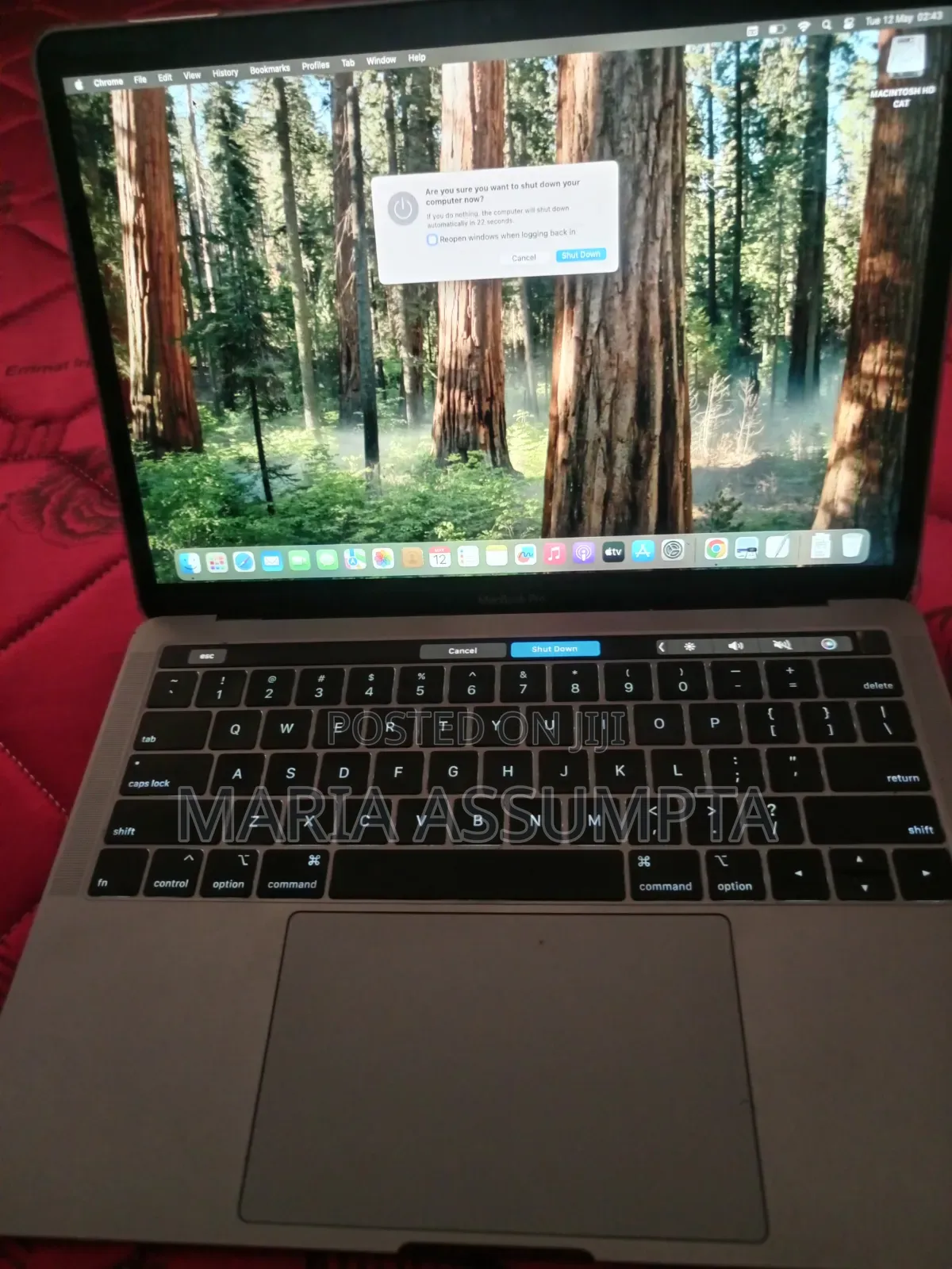 Laptop Apple MacBook Pro 2019 8GB Intel Core i5 SSD 128GB