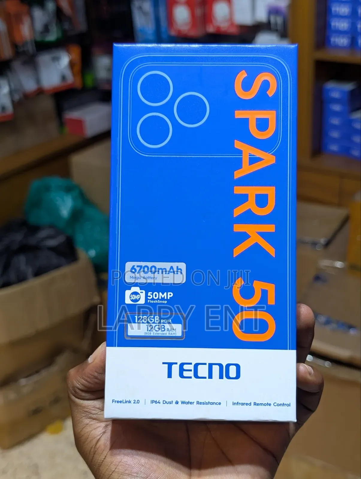 New Tecno Spark 50 128 GB Silver
