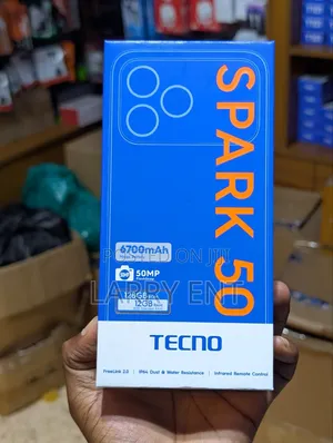 New Tecno Spark 50 128 GB Silver